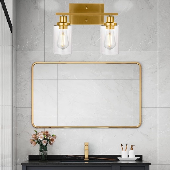 Gold Light Fixture - Picture 7 of 10